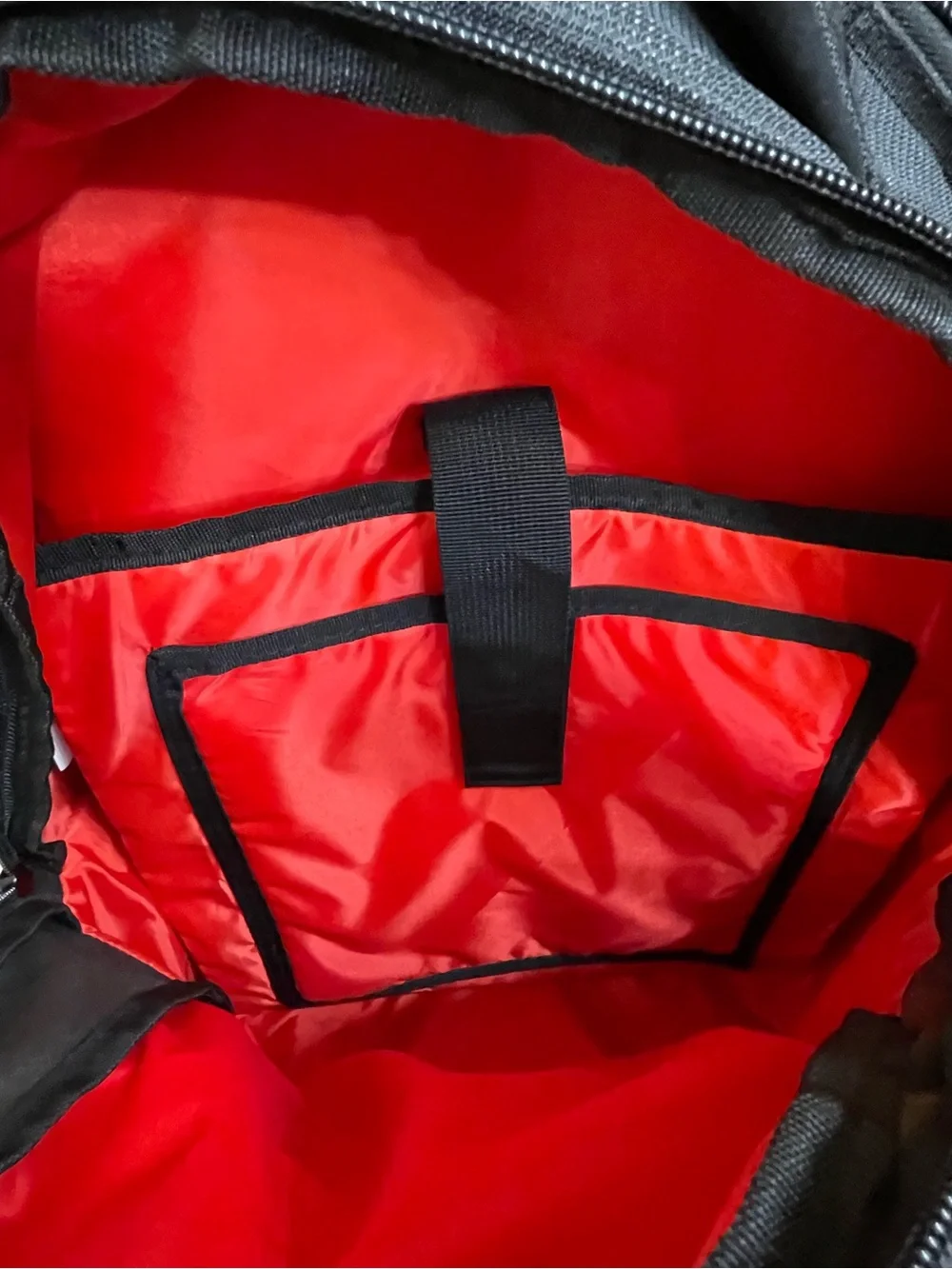 Black & Red Men's Backpack - Tech Organizer